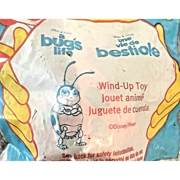 McDonalds Happy Meal Toy A Bug's Life Francis the Ladybug #5 1998 Vintage - Picture 6 of 8
